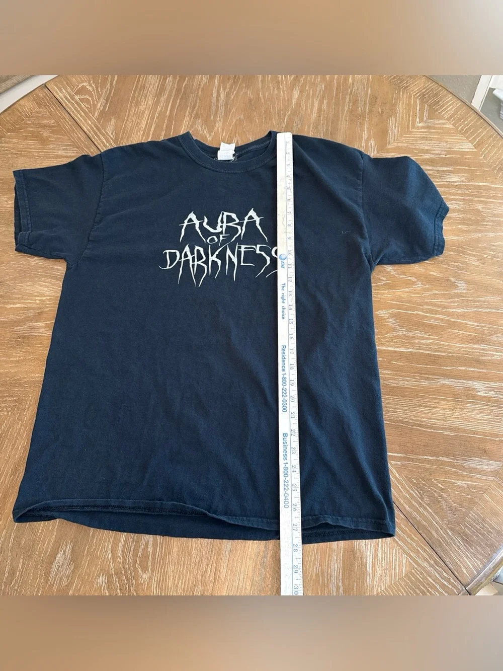 Aura of Darkness Black Graphic Tee